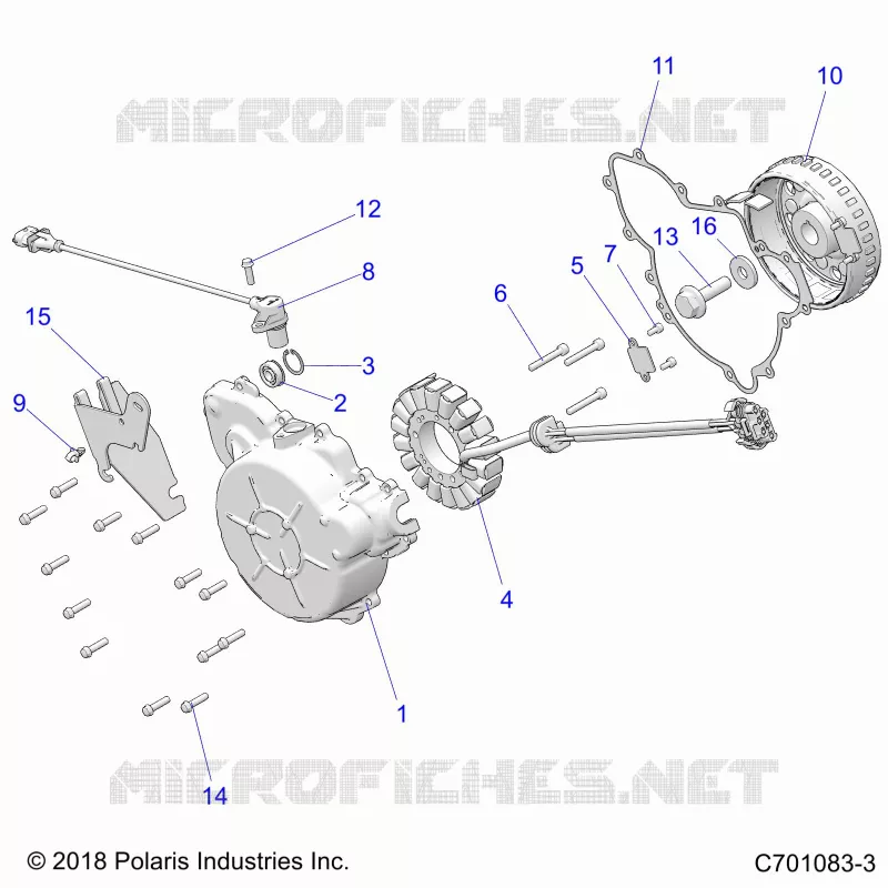 MOTOR, STATOR AND COVER