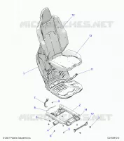 SITZ ASM. REAR