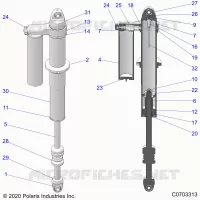 HINTERRADAUFHÃ„NGUNG SHOCK INTERNALS