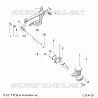 BRAKES, PEDAL AND MASTER CYLINDER MOUNTING