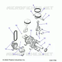 ENGINE, BALANCE SHAFT, KURBELWELLE/PISTON