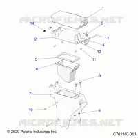 MITTELKONSOLE,STORAGE- Z24RGD2KAH/AL/BH/BL (C701140-013)