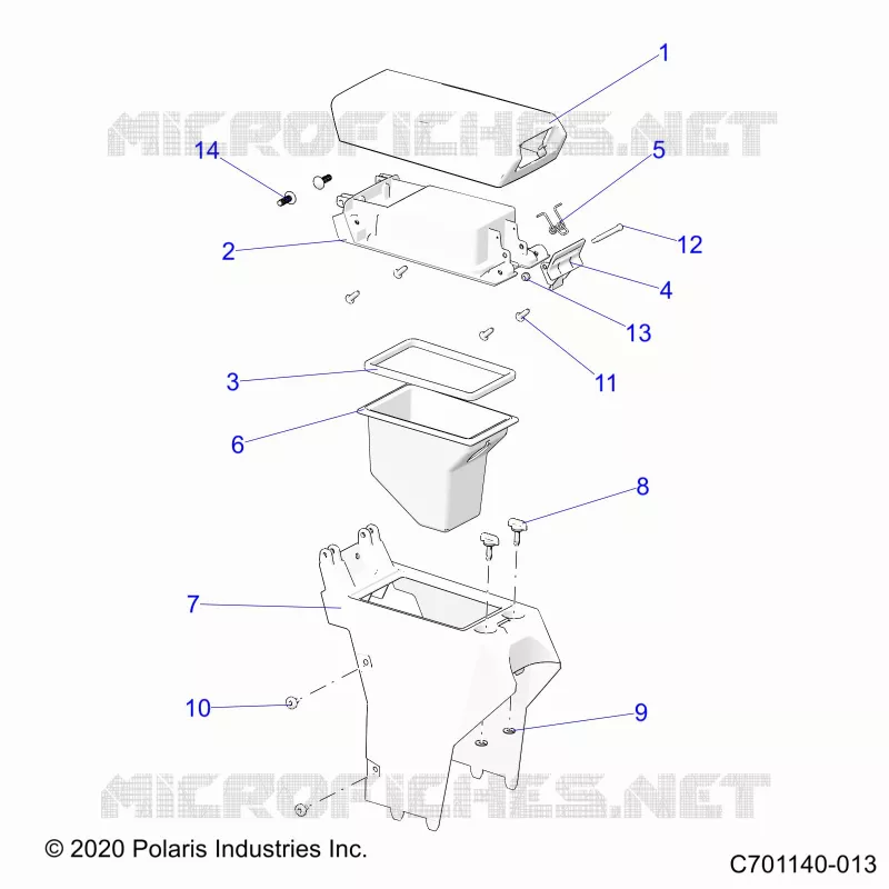 MITTELKONSOLE,STORAGE- Z24RGD2KAH/AL/BH/BL (C701140-013)