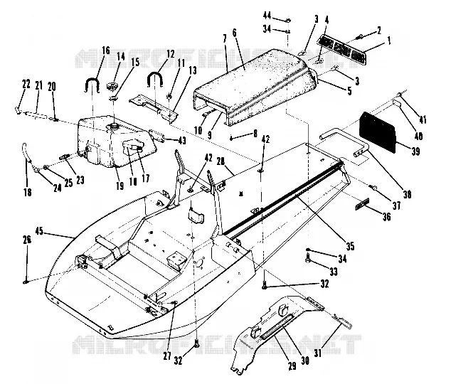CHASSIS AND SITZ (STAR) (4910951095001A)