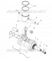 KURBELWELLE AND PISTON ASSEMBLY (4914891489032A)
