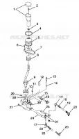 GEAR SELECTOR  XPLORER 500 W97CD50A (4941354135D001)