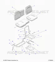 SITZ ASM. AND SLIDER