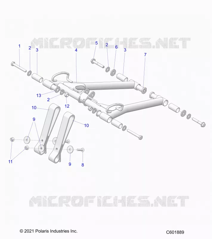 SUSPENSION, FRONT DREHMOMENTARM