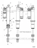 SUSPENSION, FRONT SHOCK INTERNALS