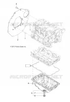 MOTOR, MOUNTING FLANGE and ÖLWANNE