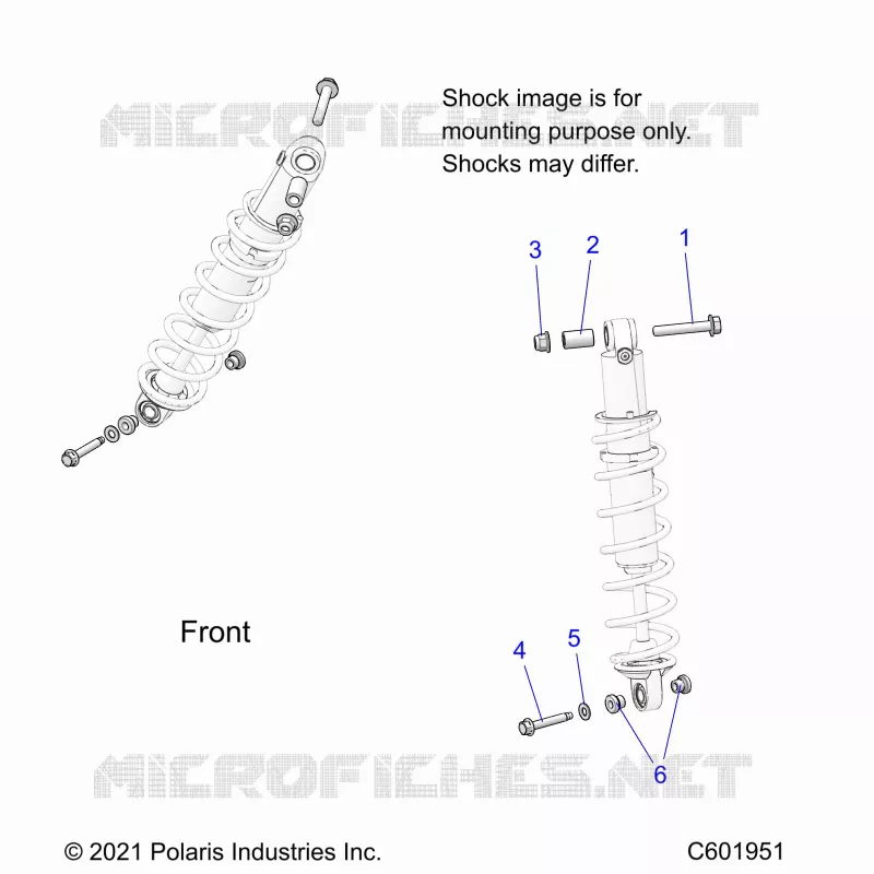 SUSPENSION, IFS SCHOCKS MNTG.