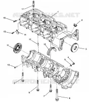 CRANKCASE ASSEMBLY STORM 0940782 AND STORM SKS 0940582 (4925032503031A)