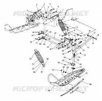 FRONT SUSPENSION AND SKI XLT SPECIAL (XTRA) 0946767 (4927112711011A)