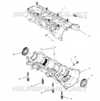 CRANKCASE ASSEMBLY 600 XCR 0951676 (4929132913C008)
