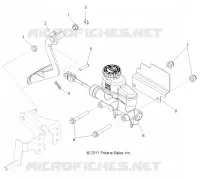 BREMSES, PEDAL AND MASTER CYLINDER