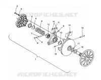 Antriebskupplung ASSEMBLY 500 EFI / 0930674 and  500 EFI SKS / 0930574 (4922962296023A)