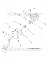 BRAKES, PEDAL AND MASTER CYLINDER MOUNTING