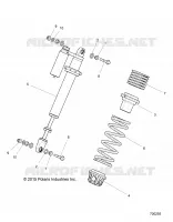 SUSPENSION, FRONT SHOCK MOUNTING