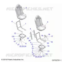 SITZ ASM. AND SLIDER