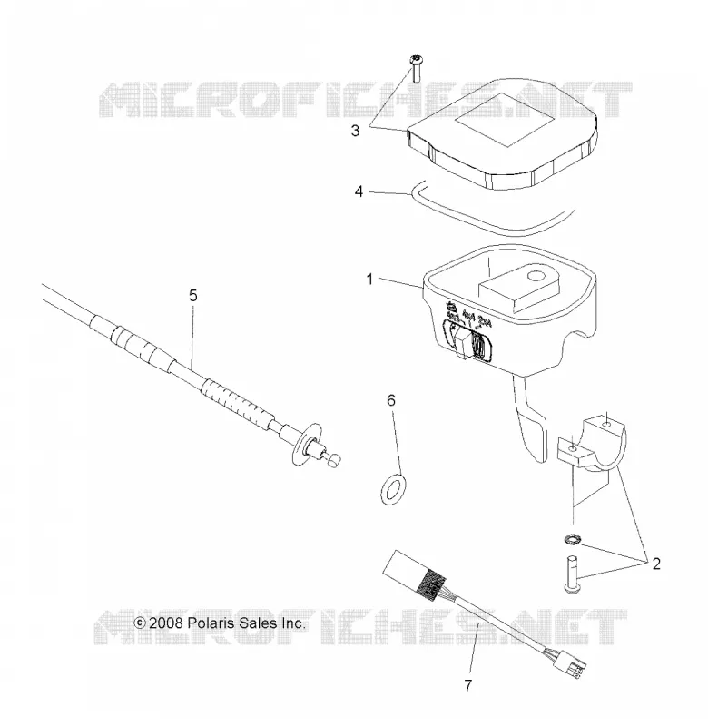 LENKUNG, KONTROLLEN, DROSSELN ASM. and CABLE