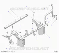 CHASSIS, FRONT RAHMEN ASM. (USA ONLY) -T24AASGD/HD/TGD/HD (500251C)