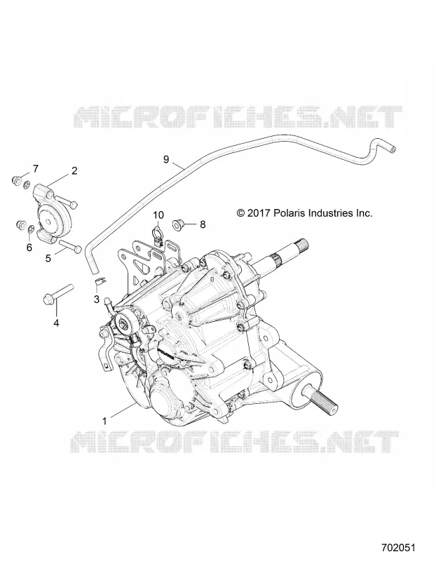 DRIVE TRAIN, MAIN GEARCASE MOUNTING