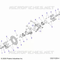 HINTERRADAUFHÃ„NGUNG HUBS, CARRIER AND BRAKE DISC
