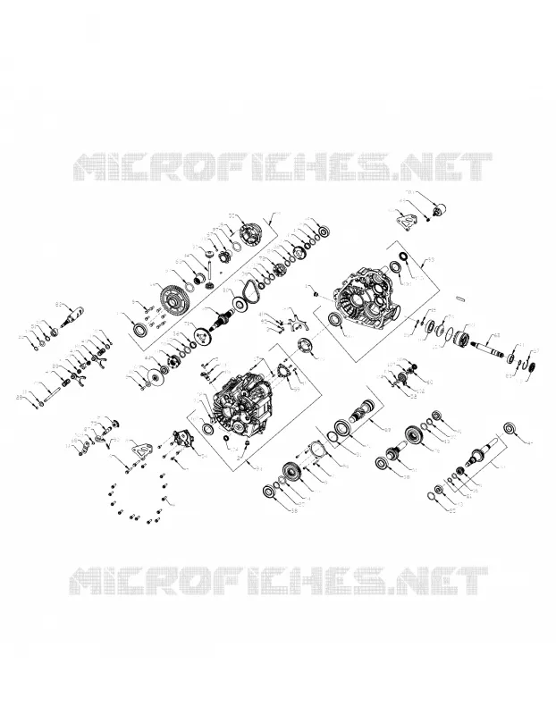 DRIVE TRAIN, MAIN GEARCASE INTERNALS