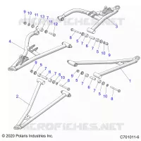 FRONT SUSPENSION CONTROL ARMS