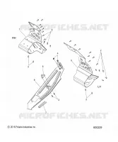 CHASSIS, CLUTCH GUARD AND FOOTRESTS