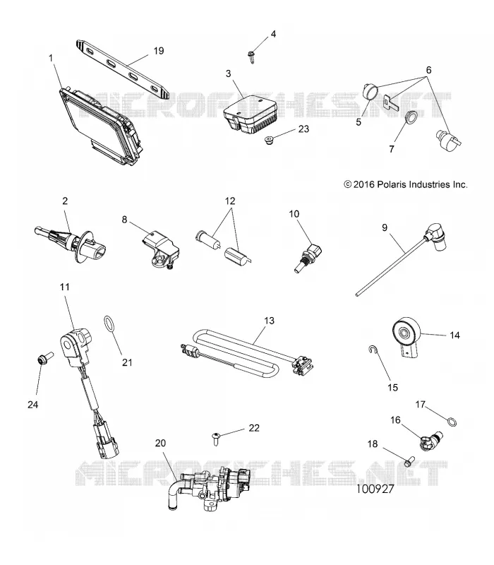 SWITCHES, SENSORS, ECU AND CONTROL MODULES