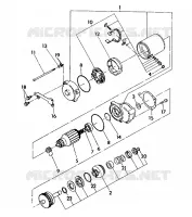 ANLASSER ASSEMBLY 350 4X4