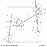 SUSPENSION, STABILISATORSTANGE