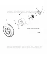RADS, FRONT TIRE AND BRAKE DISC