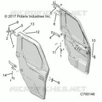 DOORS, FRONT, FULL, MOUNTING