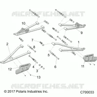 FRONT SUSPENSION CONTROL ARMS
