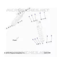 SUSPENSION, SHOCK MOUNTING (IFS)