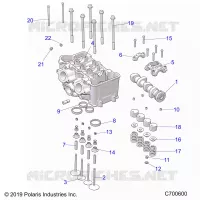ENGINE, ZYLINDERKOPF AND VALVES