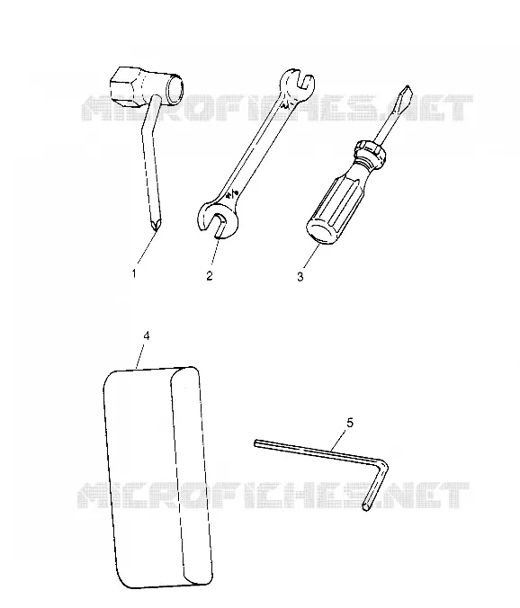 WERKZEUGKIT ASSEMBLY  SL 650 B954058 (4930483048B011)