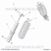 SUSPENSION, FRONT SHOCK