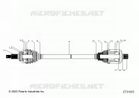 ANTRIEB, FRONT HALFSHAFT