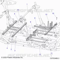 CHASSIS, SEAT AND CENTER KONSOLENEINBAU