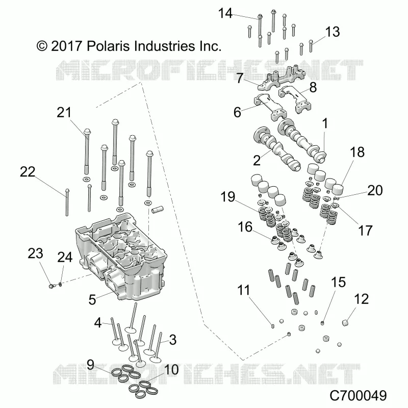 ZYLINDER HEAD AND VALVES