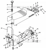 SITZ   GASBEHÄLTER ASSEMBLY Storm E940782 and Storm SKS E940582 (49274427440003)