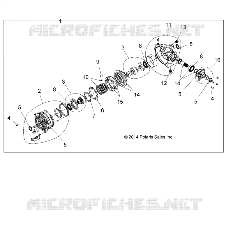 ANTRIEB, FRONT GEARCASE INTERNALS