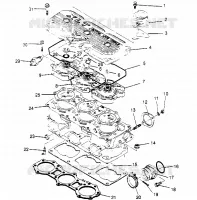 ZYLINDER 600 XCR 0951676 (4929132913C009)