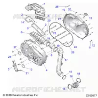 ANTRIEB, CLUTCH COVER AND DUCTING