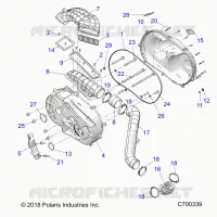 ANTRIEB, CLUTCH COVER AND DUCTING