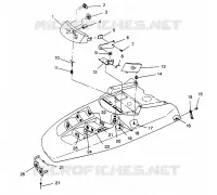 HAUBE/SCHEINWERFER XLT TOURING 0963357 AND EUROPEAN XLT TOURING E963357 (4931923192A014)