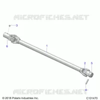 ANTRIEB, PROP SHAFT, FRONT